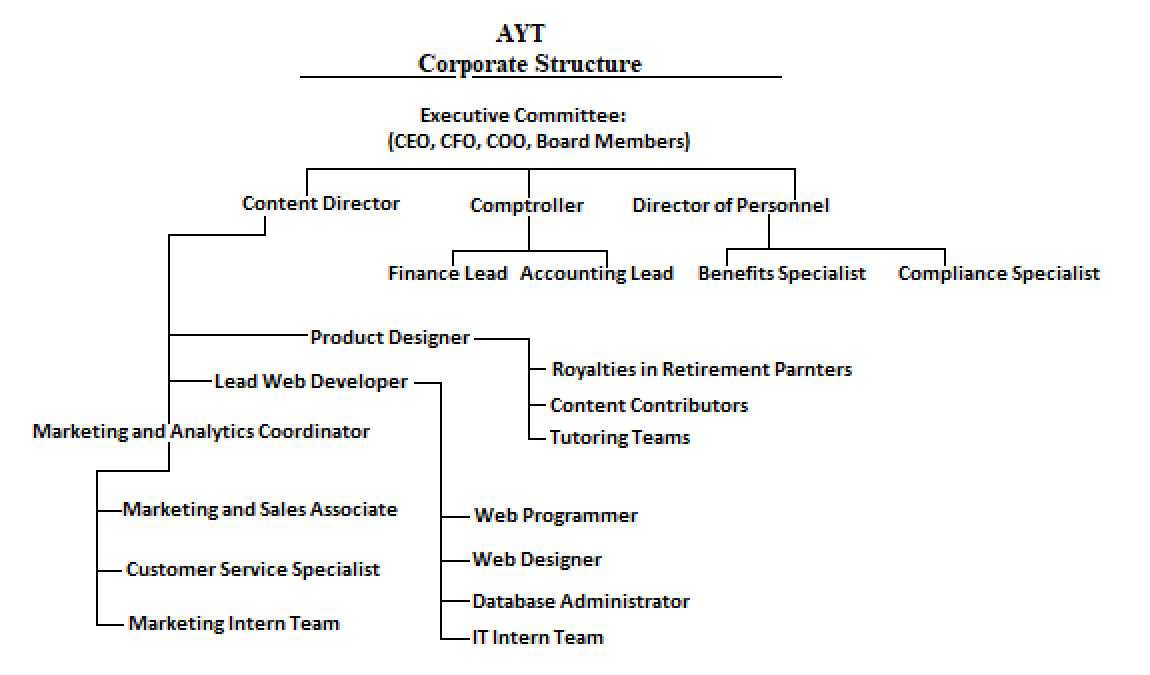 AYT Corporate Structure Chart